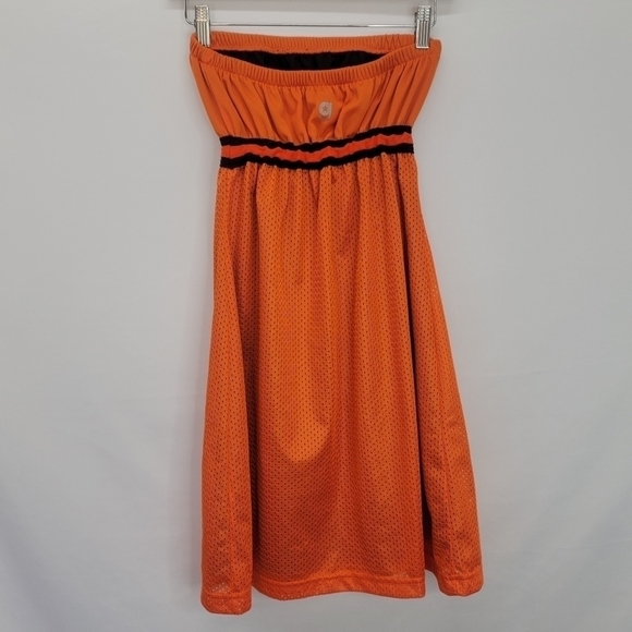 UNIVERSITY OF OKLAHOMA STATE UNIVERSITY LOGO SOLID STRAPLESS DRESS - Picture 10 of 15